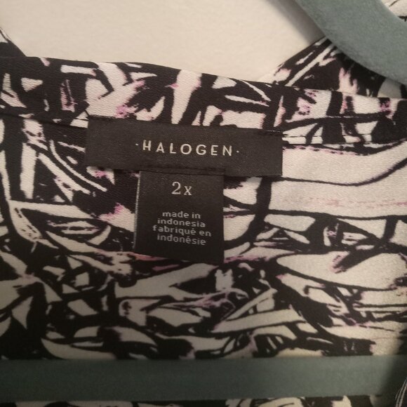 Halogen Plus Size Mock Wrap dress - Picture 2 of 6